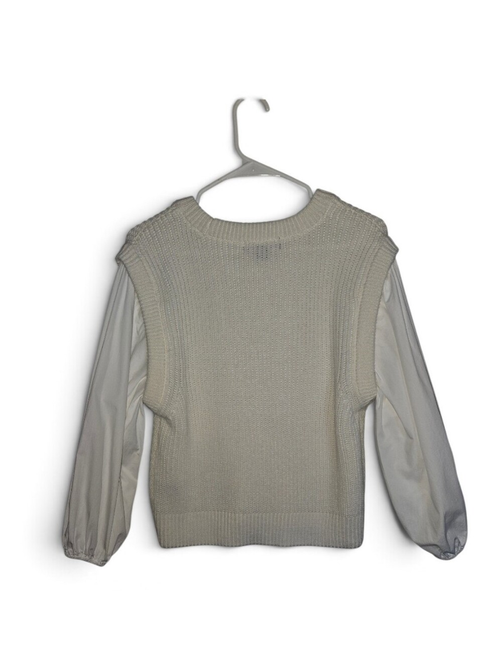 Sanctuary 2-in-1 Mixed Media Sweater Top-Sm #89 - Picture 3 of 6